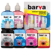 Чернила Barva Epson P50/T50/R270/TX650) B/C/M/Y/LC/LM (6х90 г) SET (E081-090-MP): Цвет набор (set), Yellow, Magenta, Black, Cyan