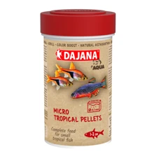 Корм для мальков и мелких рыб Dajana Mikro Tropical Pellets в гранулах 100 мл/50 г (DP103A (5334)): Вид корма Гранулы