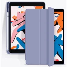 Аксессуар для iPad BeCover Tri Fold Soft TPU with Pencil mount Purple for iPad Air (2020-2025) (711404): Цвет фиолетовый