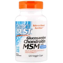 Doctor's Best Glucosamine Chondroitin MSM with OptiMSM 120 Caps (DRB-00080): Тип Глюкозамін