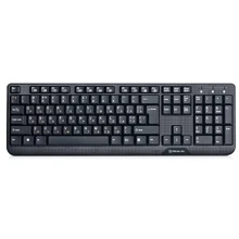 Клавиатура REAL-EL Standard 500 Black: Подключение проводное