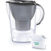 Фільтр-глечик BRITA Marella Memo MXPro 2.4 л (1.4 л очищеної води) з фільтр-картриджем 3 шт, графіт (1052796): undefined undefined