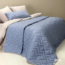 Покрывало IDEIA IZZI 220х240 джинс/светло-серый (8-34586): Размер, см 220x240