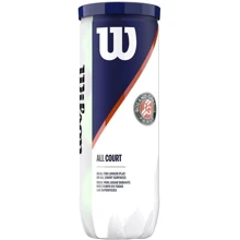 М'ячі для великого тенісу Wilson ROLAND GARROS ALL CT 3 BALL (WRT126400): undefined undefined