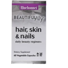 Bluebonnet Nutrition, Beautiful Ally, Hair, Skin & Nails, 60 Vegetable Capsules (1500): Форма випуску капсули