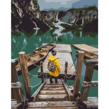 Картина за номерами Brushme Мандрівник на озері Брайєс 40x50 см (BS52565): Виробник Brushme