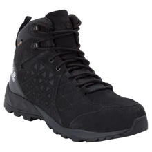 Ботинки Jack Wolfskin Cascade Hike Lt Texapore Mid M 4035461-6156 42 черные натуральная замша зимние: undefined undefined