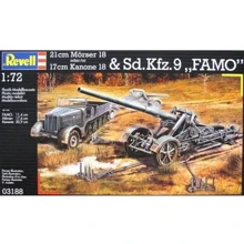 Набор моделей Revell Тягач Famo + Artillery Gun + Heavy Gun 1:72 (3188): Производитель Revell
