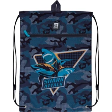 Сумка для взуття з кишенею Kite Education Shark attack K21-601M-4: Стать Для хлопчиків