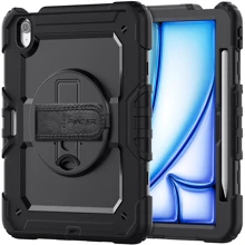 Аксесуар для iPad ArmorStandart Panzer Black for iPad Air 11 (2024 / 2025) (ARM82526): Колір черный