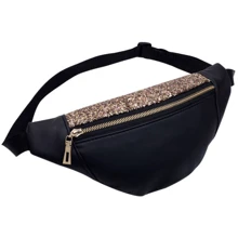 Женская поясная сумка Sambag Hoso MSG черная (82115001b): Пол Женский