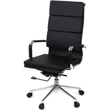 Крісло АКЛАС Кап soft PB (OT-8002) Чорний (PU Black) (00158599): Тип для персоналу