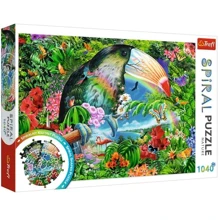 Пазлы Trefl SPIRAL Тропический мир коллаж 1040 эл. (40014): Производитель Trefl