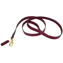 Поводок Coastal Circle-T Dog Leash кожаный для собак 1.6смх1.8м коричнево-красный (35735): Тип Поводок