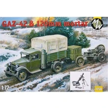 Модель Military Wheels Вантажівка ГАЗ-42 зі 120-мм мінометом (MW7250): Виробник Military Wheels