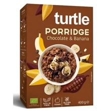 Овсяная каша Turtle с шоколадом и бананом без глютена органическая 400 г (5425038430103): Вид Каша
