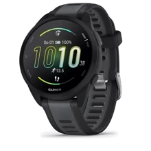 Смарт-часы Garmin Forerunner 165 Music Black/Slate Grey (010-02863-30): Дисплей 1.2" AMOLED (390x390)