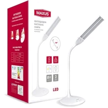 Настільна лампа Maxus DKL 8W 3000-5700K White Transformer (1-MAX-DKL-001-05) (Настільні лампи, нічники)(78753872)Stylus approved: Виробник Maxus