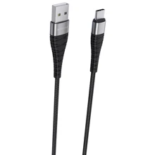 Кабель Borofone USB Cable to USB-C 1m Black (BX32): Тип USB Cable - USB-C