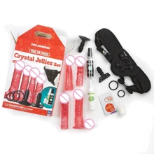 Страпон Doc Johnson Vac-U-Lock - Crystal Jellies Set: Для кого Для женщин