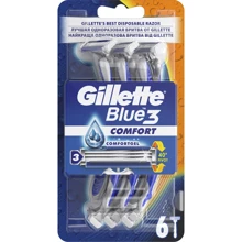 Gillette Blue3 Comfort Станки для бритья одноразовые 6 шт.: Вид Бритвенные станки
