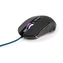 Мышь Vinga MSG-869 black: Интерфейс подключения проводная USB