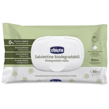 Детские влажные салфетки Chicco с пантенолом биоразлагаемые 60 шт. (12050.70): Производитель Chicco