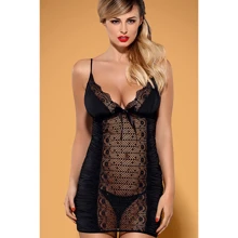 Комплект Obsessive Mokettina chemise, S/M: Для кого Для женщин