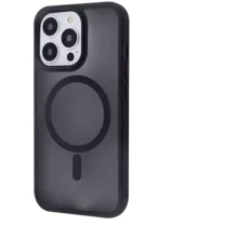 Чехол для iPhone WAVE Matte Insane Case with MagSafe Black for iPhone 13 Pro: Цвет черный