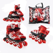 Раздвижные ролики Best Roller колеса PU 63950-L (39-43) Красные: Цвет красный