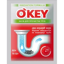 Средство O'KEY для труб горячей воды 70 г (4820049381665): Производитель O'KEY
