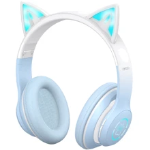 Наушники XO BE38 Cats Ear Blue: Тип конструкции полноразмерные