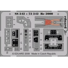 Фототравлення Eduard 1/72 Re-2000 (кольорова, рекомендовано для Italeri) EDU-SS342: Виробник Eduard