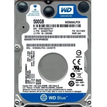 Внутрішній жорсткий диск WD Blue 2.5" WD5000LPCX: Тип підключення SATA III