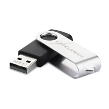 USB-флешка eXceleram 64GB P1 Series USB 2.0 Silver/Black (EXP1U2SIB64): Стандарт USB USB 2.0