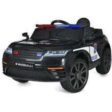 Детский электромобиль Bambi Racer Полиция, черный (M 4842EBLR-2-1): Вид автомобиль