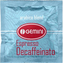 Кофе молотый в чалдах Gemini Espresso Decaffeinato 100 x 7 г (4820156430508): Вид напитка кофе молотый
