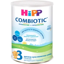Дитяча Суміш Hipp Combiotic 3, 750 гр (9062300132585): Тип Суміші молочні
