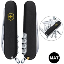Мультитул Victorinox CLIMBER MAT черный матовый лак с желт. лого (Vx13703.3_M0008p): Тип мини-мультитул