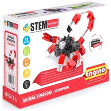 Конструктор серии STEM HEROES - Царство животных: скорпион: Количество деталей, шт. 39