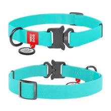Ошейник для собак водостойкий WAUDOG Waterproof с QR-паспортом светящийся металлическая пряжка-фастекс XXL Ш 40 мм Дл 43-70 см (2781): Производитель WAUDOG