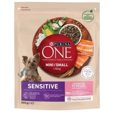 Сухой корм Purina ONE mini Sensitive для взрослых собак с чувствительным пищеварением мелких пород с лососем и рисом 8х800г (12517989): Тип Сухой корм