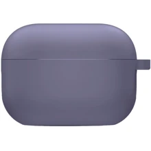 TPU Silicone Case with Carabiner Lavender Gray for Apple AirPods Pro 2/Pro: undefined undefined