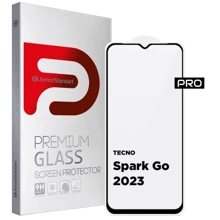 Аксессуар для смартфона ArmorStandart Tempered Glass Pro Black for TECNO Spark Go 2023 (BF7) (ARM67166): Совместимость TECNO Spark Go 2023 (BF7)