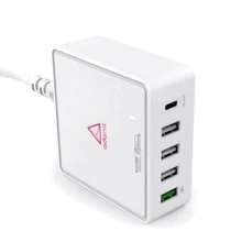 Зарядное устройство Adonit Wall Charger ThunderPort 4xUSB and USB-C H60 60W White: Особенности Быстрая зарядка