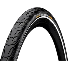 Покрышка Continental Ride City 28 x 1.60 | 700 x 42C черно-белая светоотражающая нескладная (101657): Диаметр 28"