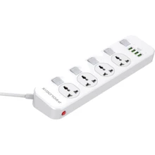 Сетевой фильтр ProLogix Premium PR-SC4408W (PR-SC4408W): Количество розеток, шт 4
