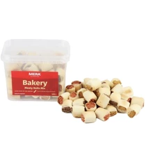 Лакомство Mera Meaty Rolls Mix микс мясных рулетиков для собак 3 см 400 г (7164): Производитель Mera