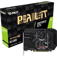 Відеокарта Palit GeForce GTX 1660 SUPER StormX 6GB (NE6166S018J9-161F): Обсяг пам'яті, Гб 6
