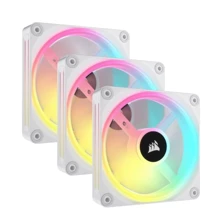 Кулер Corsair iCUE Link QX120 RGB PWM PC Fans Starter Kit with iCUE Link System Hub White (CO-9051006-WW): Уровень шума, dB 10-37